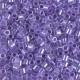 Miyuki delica beads 8/0 - Lined crystal purple DBL-249